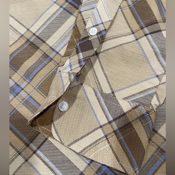 Lauren Ralph Lauren Long Sleeve Plaid Shirt Dress and Belt Size 10 - Picture 6 of 12